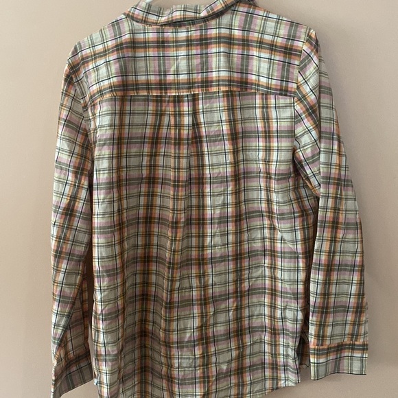 Loft lightweight cotton plaid top - Picture 6 of 6